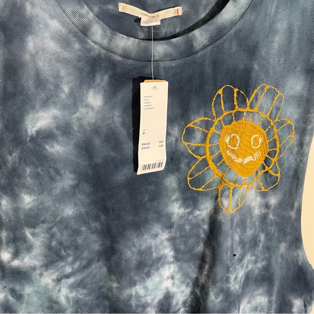 NWT Urban Outfitters Sunshine Tie Dye Muscle Tank - Picture 5 of 9